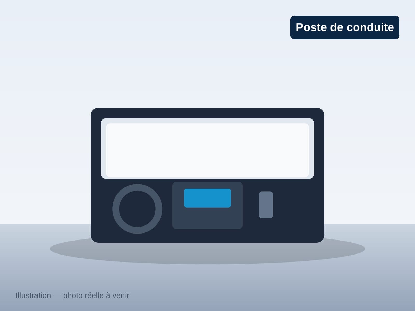 Poste de conduite du Peugeot Expert avec écran tactile